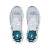 On Cloud 6 Coast women's active life shoes in light blue with white soles, designed for comfort and outdoor activities.