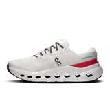 Men's On Cloudrunner 3 road running shoes in gray with breathable mesh and cushioned sole, designed for comfort and performance.