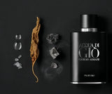 Giorgio Armani Acqua Di Gio Profumo 3.4oz men's fragrance bottle, sleek glass cologne for men by Bloomvera
