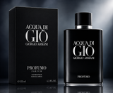 Giorgio Armani Acqua Di Giò Profumo men's fragrance bottle, elegant Eau de Parfum with sleek design and sophisticated packaging.