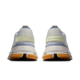 Women's On Cloudnova Form 2 active lifestyle sneakers in neutral gray with breathable mesh and supportive cushioning.