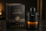 Azzaro The Most Wanted Men’s fragrance bottle in 100ml with sleek design, displayed on a neutral background.