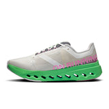 Men's On Cloudsurfer Next road running shoes with lightweight design and cushioned soles, featuring a sleek black and blue color scheme.