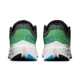 Men's On Cloudsurfer Next road running shoes in gray and black with cushioned soles and breathable mesh upper.