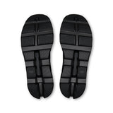 Men's On Cloudmonster Void active life sneaker with black and gray design, featuring breathable mesh upper and cushioned sole.
