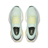 Women's On Cloudrunner 3 Max LN1 road running shoes with lightweight design and cushioned soles, featuring a sleek black and white color scheme.