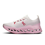 Women's On Cloudsurfer Max road running shoes, lightweight with cushioned soles, designed for comfortable, high-performance running.