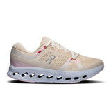 Women's On Cloudsurfer 2 road running shoes with breathable mesh upper and cushioned midsole, ideal for running comfort.