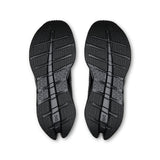 Women's On Cloudrunner 3 road running shoes in gray and black, featuring cushioned soles and breathable mesh upper.