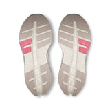 On Cloudrunner 3 women's road running shoes in grey with white accents, featuring cushioned soles and breathable mesh uppers.