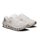 On Cloudrunner 3 women's road running shoes in black and white, featuring sleek design and cushioned soles for comfort.