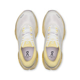 Men's On Cloudrunner 3 Max road running shoes in gray with blue accents, featuring cushioned soles and breathable mesh uppers.