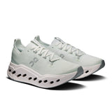 Women's On Cloudsurfer Max road running shoes with breathable mesh upper and cushioned sole for comfortable running.