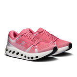 Women's On Cloudsurfer 2 road running shoes with breathable mesh upper and cushioned sole for comfortable running.