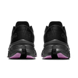 Men's On Cloudmonster 3 road running shoes in limited edition black and eclipse colorway, featuring cloud cushioning and sporty design.