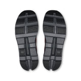 Men's On Cloudmonster Void active life sneakers with black and white design, featuring cloud cushioning and durable outsole.