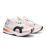 Women's On Cloudboom Strike road running shoes featuring sleek design and lightweight cushioning for performance.