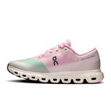 Women's On Cloud 6 Push active life sneakers in black with mesh and cushioned soles, designed for comfort and performance.