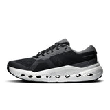 Women's On Cloudrunner 3 road running shoes with breathable mesh and cushioned sole, designed for comfort and performance.