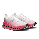 Women's On Cloudsurfer Max road running shoes with supportive cushioning, featuring a sleek design and breathable mesh upper.