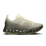 Women's On Cloudsurfer Max road running shoes with breathable mesh upper and cushioned sole in a sleek design.