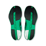 Men's On Cloudsurfer Next road running shoes in black and white, featuring lightweight cushioning and breathable mesh upper.