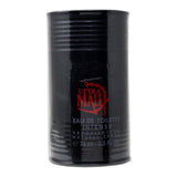 Jean Paul Gaultier Ultra Male Intense men's fragrance bottle with sleek black design and silver accents.