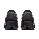 Men's On Cloudmonster Void active life sneakers in black with textured design and cushioned soles for comfort and support.