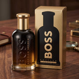 Hugo Boss Bottled Absolu Men’s fragrance bottle, 100ml, with sleek design and elegant label, showcasing the Hugo Boss brand.