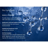 Bloomvera PCA Skin Hyaluronic Acid Boosting Serum bottle, 30ml, with clear packaging and dropper applicator for hydrating facial treatment.