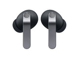 Samsung Galaxy Buds4 Pro wireless earbuds in black, shown with charging case and sleek design, lightweight at 1.92 oz.