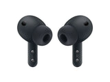 Samsung Galaxy Buds4 Pro wireless earbuds in black with compact design, lightweight at 1.92 oz, from Bloomvera.