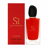 Giorgio Armani Si Passione Intense women’s EDP perfume bottle, 3.4 oz, with elegant packaging and floral fragrance notes