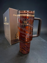 Stanley x Messi 40 oz stainless steel vacuum insulated tumbler with handle and straw, limited edition by Bloomvera.