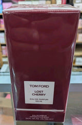 Tom Ford Lost Cherry Eau de Parfum 3.4oz in sealed box, fragrance bottle with cherry scent and elegant design.