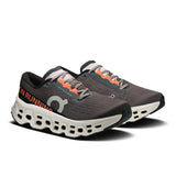 Women's On Cloudmonster 3 road running shoes with cushioned design and breathable upper, ideal for comfortable running.