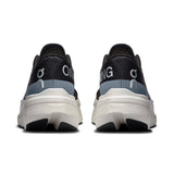 Women's On Cloudboom Volt road running shoes with sleek design and breathable mesh upper, black and white colorway.
