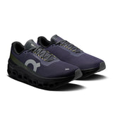 Men's On Cloudmonster 1 active life sneaker with gray and black mesh upper and cushioned sole, designed for comfort and performance.