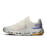 On Cloudnova Form 2 women's active life shoes in limited edition ivory and dew color, featuring sleek design and sporty style.