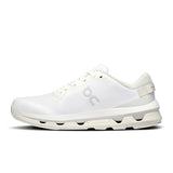 On Cloudzone women's active life shoes in gray with white accents, featuring breathable mesh and cushioned soles for comfort