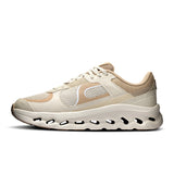 Men's On Cloudtilt Arc active lifestyle shoes in black and gray with breathable mesh upper and cushioned sole.