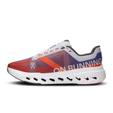 Men's On Cloudsurfer Next road running shoes with breathable mesh upper and cushioned sole, designed for comfort and performance.