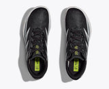 Hoka Crescendo MD shoes in black and white, showing the athletic design and durable sole suited for active sports.