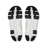 Women's On Cloudswift Amp active lifestyle sneakers in white and gray with cushioned soles and breathable mesh upper.