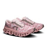 Women's On Cloudmonster 3 FP Movement road running shoes with breathable mesh and cushioned sole, in vibrant color.