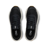 On Cloudnova Form 2 women's active life shoes in black and white, featuring breathable mesh and cushioned sole.