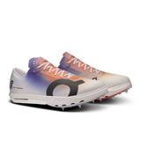 Men's On Cloudspike Amplius track shoe with lightweight design and breathable mesh upper, shown in side view.