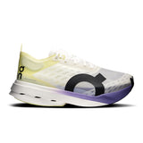 Women's On Cloudboom Strike road running shoes featuring lightweight design and supportive cushioning for performance running.