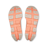 On Cloudmonster 3 women's road running shoes with cloud-like cushioning and sleek design, shown in a side view.