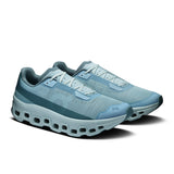 Men's On Cloudmonster Void active life sneaker in black with cloud-like design and cushioned sole for comfortable movement.